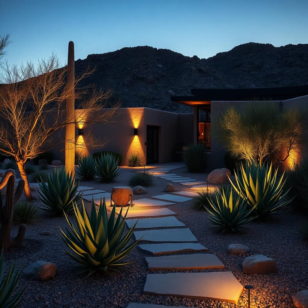 Desert Modern Landscape