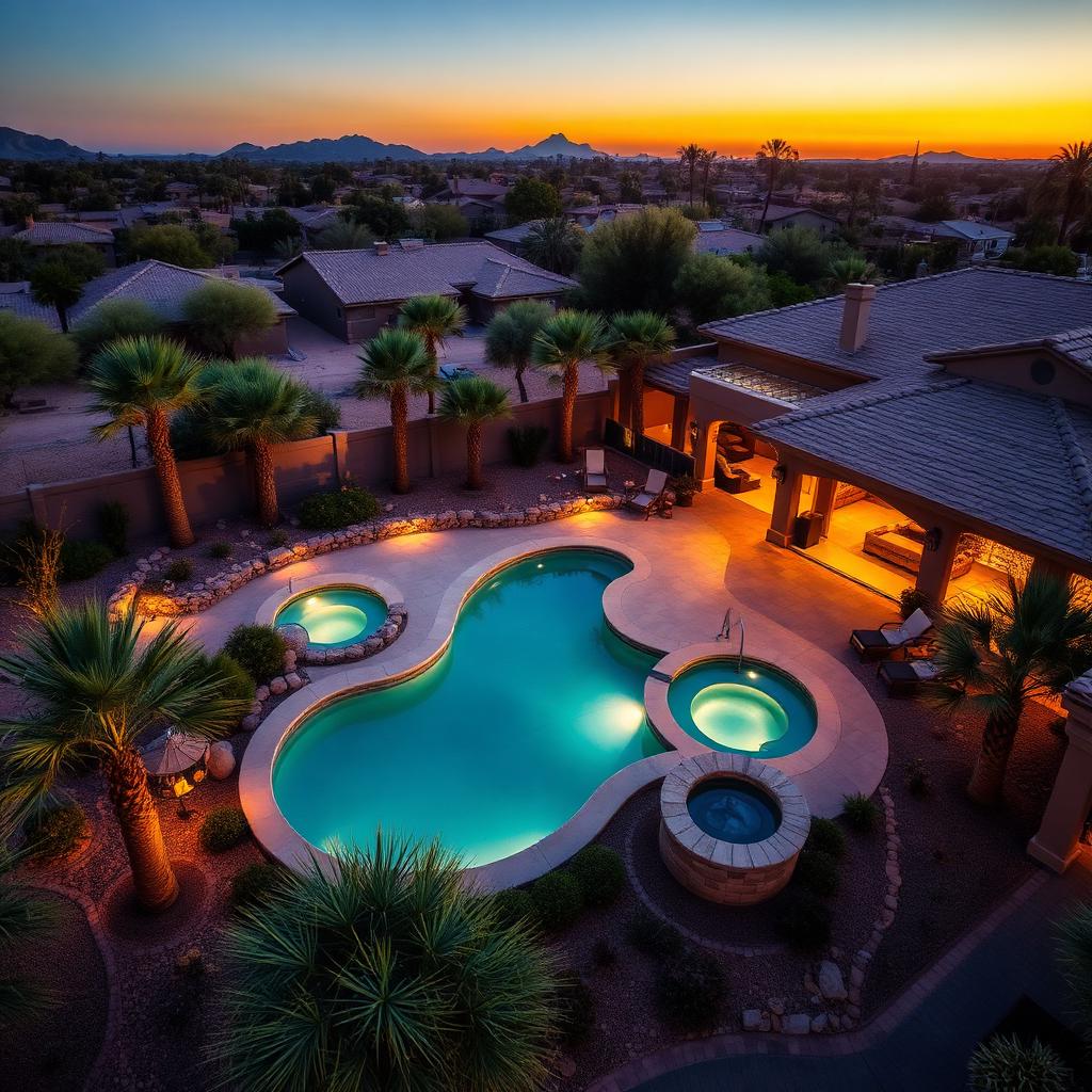 Resort-Style Aerial