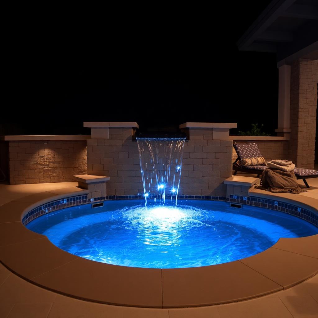 Cascading Spa Feature